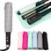 ANGENIL Travel Flat Iron Hair Straightener With Large Silicone Heat Mat for Curling Iron and Craft Glue Guns
