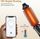 Curling Iron Brush, Mini Curling Iron 1 Inch Ceramic Tourmaline Ionic Hot Curler Brush, Professional Anti-Scald Instant Heat Up Curling Wands, Anti-Frizz Electric Wand for All