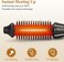 Curling Iron Brush, Mini Curling Iron 1 Inch Ceramic Tourmaline Ionic Hot Curler Brush, Professional Anti-Scald Instant Heat Up Curling Wands, Anti-Frizz Electric Wand for All