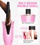 Rotating Curling Iron, Automatic Hair Curler, 1 Inch Curling Wand Extra Long Barrel, Self Spin N Curl Rotating, Tapered Wand Hot Roller Marcel Waver, for Fine Thick Hair, Best Curler Individual Use