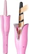 Rotating Curling Iron, Automatic Hair Curler, 1 Inch Curling Wand Extra Long Barrel, Self Spin N Curl Rotating, Tapered Wand Hot Roller Marcel Waver, for Fine Thick Hair, Best Curler Individual Use
