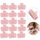 Hot Roller Clips, 15Pcs Curler Clip Hair Roller Plastic Hot Roller Clips Hot Roller Claw Clip Fixing Clamp Holding Section Styling Claw Hot Rollers Hairdressing Tool Volume Clips for Hot Rollers(#1)