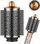 Large Round Volumizing Brush for Dyson Airwrap Attachments, Nickel/Copper, Bigger Oval Volumizer for Fluffy Styling