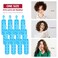 Syhood 29 Pcs Small Size Hair Roller Set Includes 28 Plastic Smooth Rollers 0.63 Inch/ 1.6 cm Hair Curlers with Steel Pin Tail Comb for Short Long Hairdressing Styling Tools, Blue
