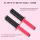Styler For Curly Hair Tool,Anti Slip Hair Curler, Curls with Curling Wand and Round Hair Brush, Hairstyling Tools for Hair Curling