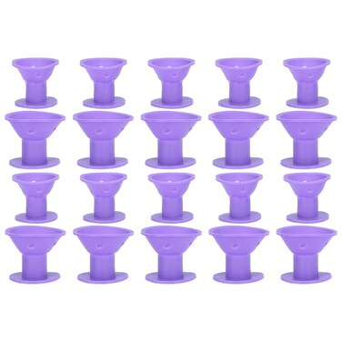 20Pcs Hair Rollers Silicone Hair Curlers Set, Hair Rollers Silicone Hair Former Mushroom Shaped Hair Curlers Set, Curlers Hair Care Curlers Hair Rollers