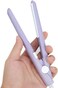 Flat Iron Curler, 25W PTC Straightener And Curling Iron In One Mini Hair Straightener (purple, Us Plug)