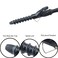 Spiral Curling Iron 1 inch Hair Curler Beach Wave, Spiral Curling Wand Tongs for Long/Medium Hair, LCD Display Hair Curler, Ceramic Curling Iron Dual Voltage