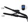 Spiral Curling Iron 1 inch Hair Curler Beach Wave, Spiral Curling Wand Tongs for Long/Medium Hair, LCD Display Hair Curler, Ceramic Curling Iron Dual Voltage
