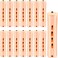 WILLBOND 60 Pcs Perm Rods for Long Hair Plastic Curl Rods Cold Wave Irons Curling Roller for Hair Styling Hairdressing Tools(0.78 Inch,Light Yellow)