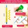 30 Pieces Heatless Waves Curlers Spiral Curls Styling Kit No Heat Hair Waver Spiral Curlers Rollers with 2 Pieces Styling Hooks for Most Hairstyles (25 cm)