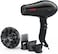Professional Salon Hair Dryer Powerful 1875W Ceramic Tourmaline Blow Dryer Negative Ions Compact Hair Dryer with Diffuser &amp; Comb &amp; 2 Concentrator Nozzles, Black