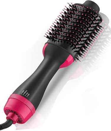 Hair Dryer Brush Blow Dryer Brush in One 4 in 1 Styling Tools Hair Dryer and Styler Volumizer, Hot Air Brush for Drying, Straightening, Curling