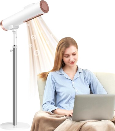 Lazy Hair Dryer Stand Hands Free, Stand Up Hair Dryer with Adjustable Height and Angle, A New Way To Use Hair Dryers for Home, Women, Elderly and Children