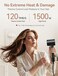 Hair Dryer,150000 RPM High-Speed Blow Dryer 500 Millions Negative Ionic Care Hair Dryer for Fast Drying, 51dB Low Noise Thermo-Control Hairdryer with Magnetic Diffuser &amp; Nozzle for Children,Women,Men