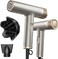 YAPOY Professional Hair Dryer with Diffuser Fast Drying 200 Million Ionic Blow Dryer with 110, 000 RPM High-Speed No Heat Damage Intelligent Thermo-Control Low Noise, Silver