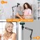 Hair Dryer Stand, 1.68M Height Adjustable, Hands Free Blow Dryer Holder with Heavy Base, 360 Degree Rotating, Work with 99% Dryers, Gift for Mom, Elder, Frozen Shoulder - Black