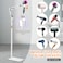 Hair Dryer Stand, 1.68M Height Adjustable, Hands Free Blow Dryer Holder with Heavy Base, 360 Degree Rotating, Work with 99% Dryers, Gift for Mom, Elder, Frozen Shoulder - White