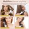 Hair Blow Dryer Brush EcoSheek - 4 in 1 Volumizer, Ceramic &amp; Ionic, Anti-Frizz, Titanium Barrel, ALCI Plug, 1.3 lbs, 1.83 in Handle, 2.83 in Comb
