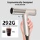 High-Speed Hair Styler and Drying Brush - 110000 RPM Hot Air Brush with Diffuser, Concentrator Attachment, and Oval Curling Wand (silver)