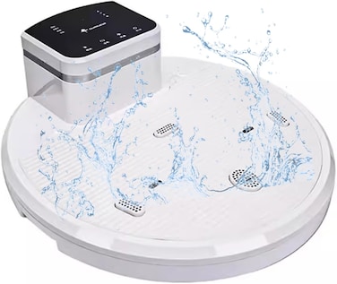 Full Body Dryer After Shower, Body Care Dryer, Feet Touch Panel Drying Machine, 2500W Waterproof Standing Body Dryer, Body Blow Dryer, for Home and Bathroom (White, 18.9 &times; 17.7 &times; 6.7in)