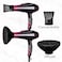 Mannice Hair Dryer, 3500 Watt Professional Salon Ionic Blow Dryer with AC Motor, 3 Heat Settings, 2 Speeds, Cool Shot Button, Tourmaline Ceramic, Concentrator &amp; Diffuser Attachments, Purple, 110V