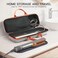 Hard Carry Case for Dysons Airstrait HT01 Hair Dryer Straightener, with Silicone Insulated Mat Portable Travel Storage Case Shockproof Waterproof EVA Protective Bag for Home Vacation(Gray)