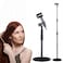 Hair Dryer Stand Holder Hands Free - TAYUQEE 59in/150cm Height Adjustable Blower Stand with Upgraded Larger Clamp, 180 Degrees Rotatable Heavy Duty Blow Dryer Floor Stand Countertop Stand Holder