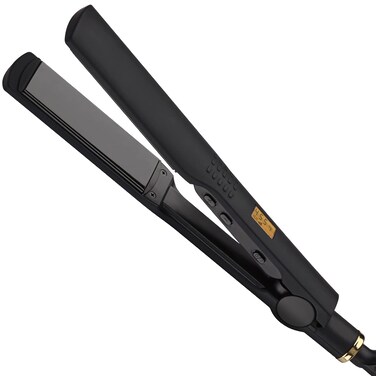 Hot Tools Pro Artist Black Gold Flat Iron   Long Lasting, Extra Smooth Styles (1-1/4 in)