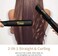 3 in 1 Heated Hair Styling Tool: Straightener, Crimper, and Hot Brush - Smooth Anti-Frizz Finish   Electric Brush for Straightening and Styling (M)