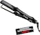 MQ Hair - Professional Titanium Flat Iron 480&deg;F Turbo - Bivolt, Anatomic Design, Ultra-Smooth, Mirror Effect - 3 Passes Needed, Perfect Straightening - Heating Safe Control, Ionized Plates - Black