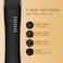 Professional Hair Straightener Ceramic Tourmaline Flat Iron Straightens and Curls 2 in 1 Adjustable Temp up to 450℉ Avoid Snagging