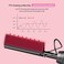 Electric Hot Comb Hair Straightener - Heat Pressing Combs, Ceramic Hair Straightening Comb, Curling Iron for Natural Black Hair Men Beard or Holiday Gift - Black