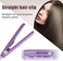 Mini Hair Straightener for Girls Hair Iron Straightening Irons Hair Curler Portable Flat Iron for Women Hair Wave (White)