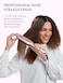 LANDOT Ceramic Flat Iron Hair Straightener: 1.75 Inch Wide Professional Flat Iron for All Hair Types - Adjustable Temp(250 ℉-450℉) Fast Heat up Dual Voltage Straightening Iron