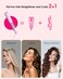 NOVUS Flat Iron - Fast Heating Ceramic Hair Straightener with 1.4" Wide Floating Board, Adjustable Temperature (210℉-450℉), and Negative Ions Straightener for All Hairstyles