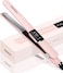 PRITECH Flat Iron Hair Straightener, Titanium Flat Iron with Adjustable Temp(290&deg;F-450&deg;F), 1 inch Plate for All Hairstyles Anti-Scald Dual Voltage Straightening and Curler 2 in 1 (Pink)