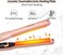 Mini Hair Straightener 1/2 Inch Small Flat Iron with LED Display Adjustable Temperature 4D 360&deg;Swivel Short Hair Tourmaline Titanium Dual Voltage Auto Shut Off