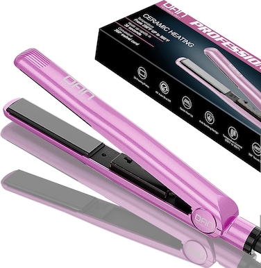 DAN Technology Hair Straightener, Ceramic Flat Iron, 1 inch, 500 ℉, Adjustable Temperature, Dual Voltage, Professional Flat Irons for Women