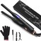 Hair Straightener Pencil Flat Iron, Ceramic Mini Small Flat Iron for Short Hair, Beards &amp; Pixies