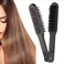 Hair Straightener Brush, Double Side Hair Straightening Styling Brush Anti Static Salon Hairdressing Styling for Smoothing and Straight Styles