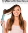 JOYA MIA Diva 1" Ceramic Hair Straightener - Portable, Lightweight &amp; Compact Flat Iron with Rubberized Coating &amp; Automatic Shut-Off, Travel-Friendly, for All Hair Types - Heats Up to 450F, Teal