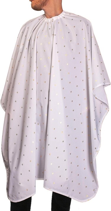 Barber Strong The Barber Cape Haircut Cover for Men, Hair Repelling and Static-Reducing Material, Water Resistant Fabric