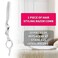 Mudder 11 Pieces Hair Styling and Thinning Comb Set - Texturizing Cutting Comb with Replacement Stainless Steel Razors for Salon and Home Use (Silver)
