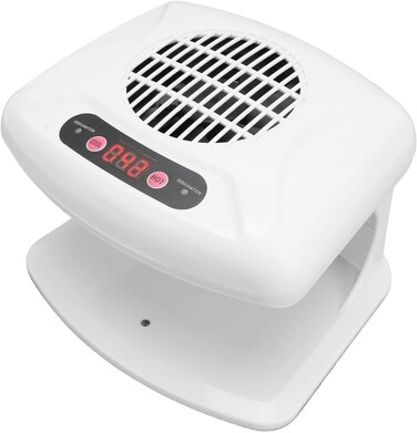 Nail Polish Dryer, 400W Portable Automatic Sensor Nail Art Blower Cool Warm Air Blow Nail Art Tools Enlarged Air Outlet Regular Nail Polish Drying Fan for Professional Salon Home