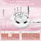 Updated 3 in 1 Microdermabrasion Machine, Professional 65-68cmhg Vacuum Suction Power Facial Clean Diamond Machine for Home Use, Beauty Star Salon Eeffect Skin Care Equipment with Vacuum &amp; Spray Gun