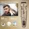Beard Trimmer for Men, T-Blade Hair Trimmer, Cordless Hair Clippers, IPX6 Waterproof Clippers and Trimmers Set, 8 in 1 Mens Grooming Kit for Mustache Face Body, Nose Hair Trimmer, LED Display