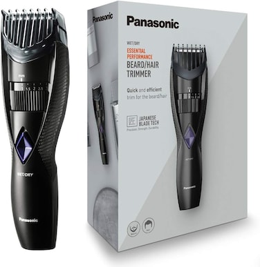 Panasonic ER-GB37 Wet &amp; Dry Electric Beard Trimmer for Men with 20 Cutting Lengths, Standard UK 3pin Plug