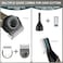 Hatteker Beard Trimmer Kit Professional Hair Clipper Zero Gapped T-Blade Trimmer Electric Razor Shaver for Nose Ear Body Face Mustache Trimmer for Men Cordless Grooming Kit 8 in 1