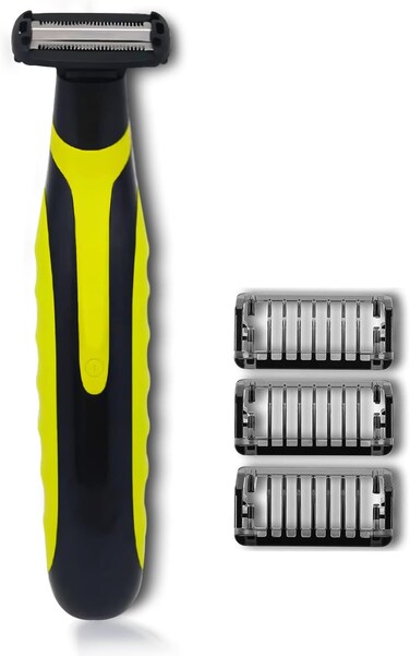 Men's Electric Trimmer USB Rechargeable Shaving Razor Portable Close Face Shaver Painless Waterproof Wet Dry Shaver for Face Hair and Beard Style